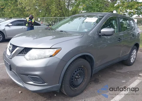 2016 Nissan Rogue S from USA, damaged, VIN KNMAT2MV0GP601178